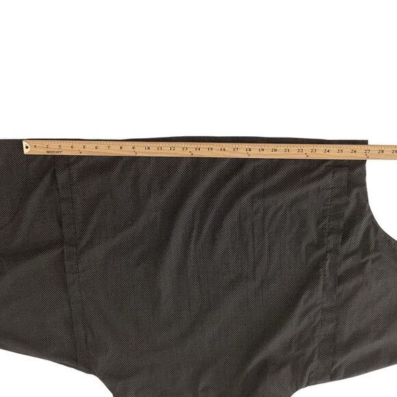 CREARE Top One Size Asymmetrical Lagenlook Black Polka Dot Pattern Blouse Shirt - Picture 9 of 11